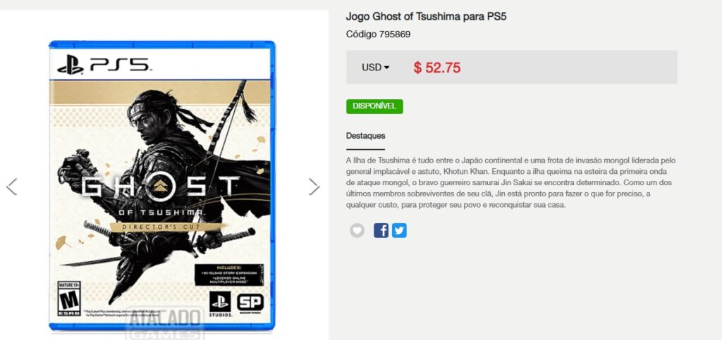 Pode comprar PS5 no Paraguai?