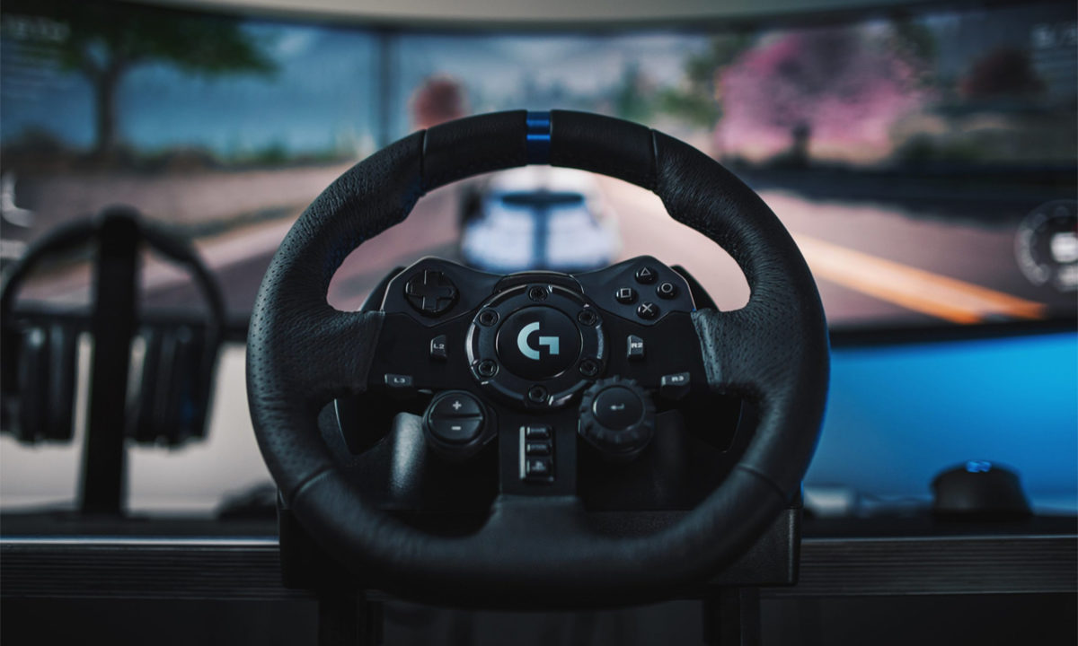 Câmbio Gamer Logitech G Driving Force Shifter Compatível PS5, PS4, Xbox e  PC, Volante G923, G